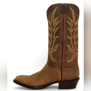 Nocono - Unisex Western Leather Cowboy Boots, men's 5.5 / women's 7